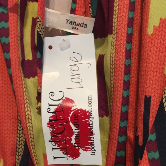 Multi color Aztec print dress - Picture 4 of 4